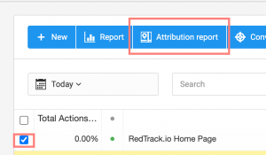 redtrack marketing attribution report