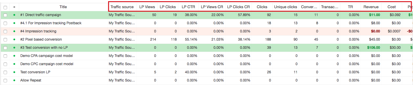 data table customization